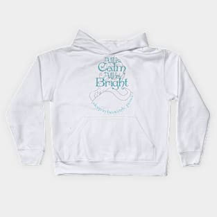 Christmas Carol: Silent Night Mother and Child Kids Hoodie